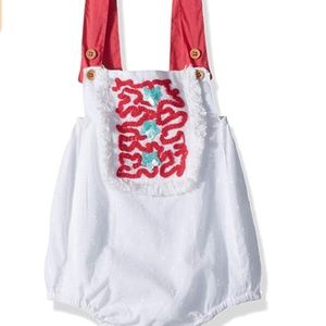 Masala Baby Girls Beach One Piece White NEW w TAGS